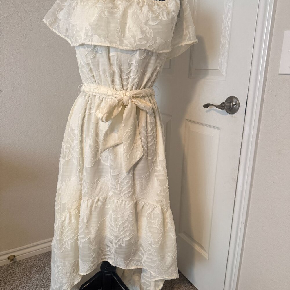 Baltic Born Ivory High Low Dress - Large